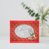 ジンジャーブレッドCookieクリスマスフォトポストカード シーズンポストカード (スタンド正面)