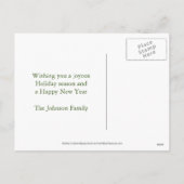 ジンジャーブレッドCookieクリスマスフォトポストカード シーズンポストカード (裏面)