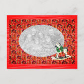 ジンジャーブレッドCookieクリスマスフォトポストカード シーズンポストカード (正面)