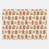 ジンジャーブレッドCookieシート ラッピングペーパーシート (正面)
