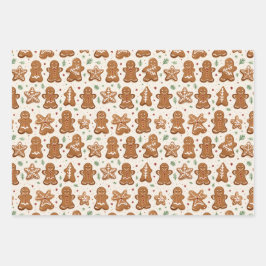 ジンジャーブレッドCookieシート ラッピングペーパーシート