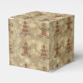 ジンジャーブレッドCookieパターン – お気に入りボックス フェイバーボックス (正面サイド)