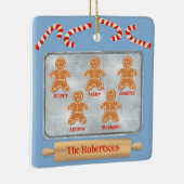 ジンジャーブレッドCookieファミリー/ Five セラミックオーナメント (右)