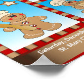 ジンジャーブレッドCookieベイクセールのお知らせ ポスター (角)