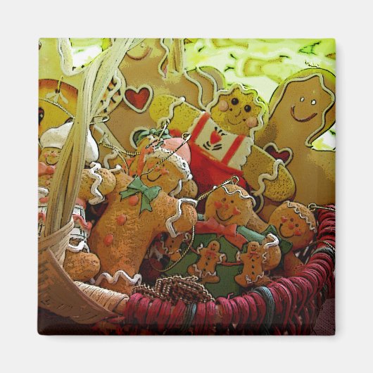 ジンジャーブレッドCookieマグネット マグネット (正面)