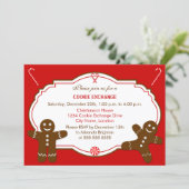 ジンジャーブレッドCookie交換パーティー 招待状 (スタンド正面)