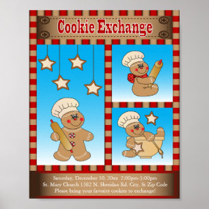 ジンジャーブレッドCookie交換会 ポスター