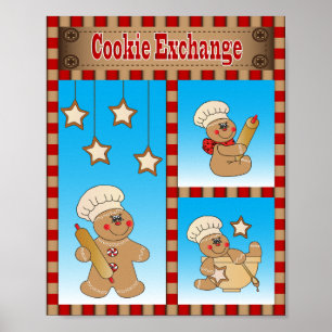 ジンジャーブレッドCookie交換 ポスター