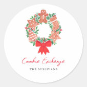 ジンジャーブレッドCookie交換 ラウンドシール (正面)