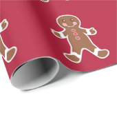 ジンジャーブレッドCookie包装紙 ラッピングペーパー (ロールコーナー)