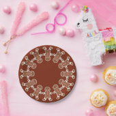 ジンジャーブレッドCookie紙プレート ペーパープレート (パーティー)