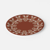 ジンジャーブレッドCookie紙プレート ペーパープレート (アングル)