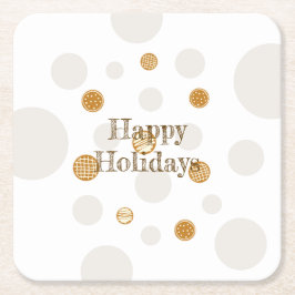 ジンジャーブレッドCookie スクエアペーパーコースター