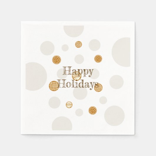 ジンジャーブレッドCookie スタンダードカクテルナプキン (正面)