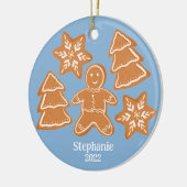 ジンジャーブレッドCookie セラミックオーナメント (左)