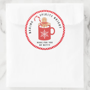 ジンジャーブレッドCookie  ベーキングスピリッツ ラウンドシール