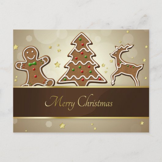 ジンジャーブレッドCookie ポストカード (正面)