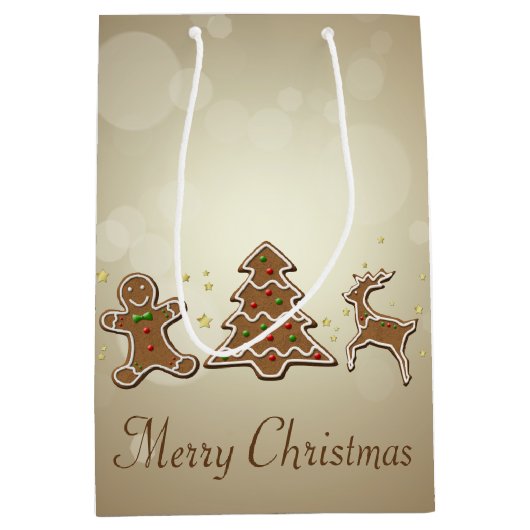 ジンジャーブレッドCookie ミディアムペーパーバッグ (正面)