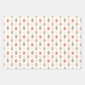 ジンジャーブレッドCookie ラッピングペーパーシート (正面)