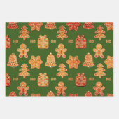 ジンジャーブレッドCookie ラッピングペーパーシート (正面3)