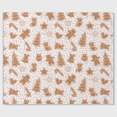 ジンジャーブレッドCookie ラッピングペーパー (フラット)