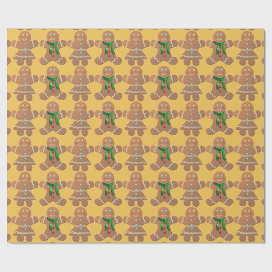 ジンジャーブレッドCookie ラッピングペーパー (フラット)
