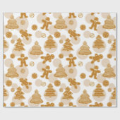 ジンジャーブレッドCookie ラッピングペーパー (フラット)