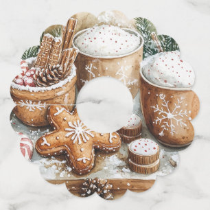 ジンジャーブレッドCookie ワイングラスタグ