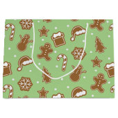 ジンジャーブレッドCookie – 大抱き枕 ラージペーパーバッグ (正面)