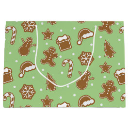 ジンジャーブレッドCookie – 大抱き枕 ラージペーパーバッグ