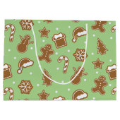 ジンジャーブレッドCookie – 大抱き枕 ラージペーパーバッグ (裏面)