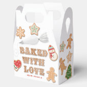 ジンジャーブレッドCookie |愛焼いたのボックス付き フェイバーボックス (オープン)