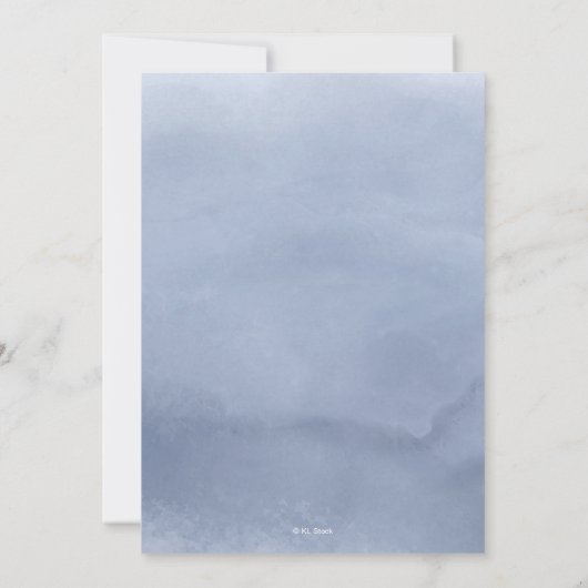 ジンジャーブレッドCookie & Cocoa Boy's Winter誕生日 招待状 (裏面)