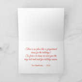 ジンジャーブレッドHugsクリスマスカード シーズンカード (内部)