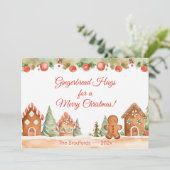 ジンジャーブレッドHugsクリスマスカード シーズンカード (スタンド正面)