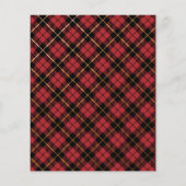 ジンジャーブレッドPlaidクリスマスクッキースワップ予算 (裏面)