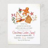 ジンジャーブレッドPlaidクリスマスクッキースワップ予算 (正面)