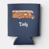 ジンジャーブレッドRVクラスCキャンパーパーソナライズされた 缶クーラー (正面)