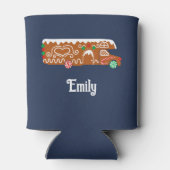 ジンジャーブレッドRVクラスCキャンパーパーソナライズされた 缶クーラー (裏面)