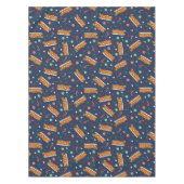 ジンジャーブレッドRVsクラスCキャンパークリスマス テーブルクロス (正面)