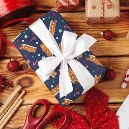 ジンジャーブレッドRVsクラスCキャンパークリスマス ラッピングペーパー