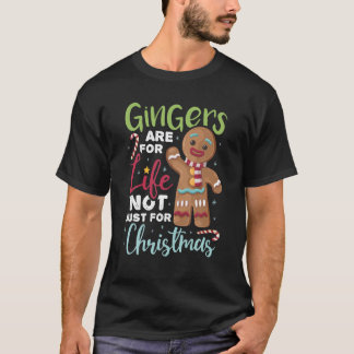 ジンジャーブレッドTee Gingersは単なる~のためではなく人生のためである Tシャツ