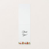 ジンジャーブレッドTree Thank You Bookmark 名刺 (内部フラット)