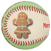 ジンジャーブレッ祝ドクッキーズクリスマス ソフトボール (正面左)