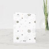 ジンジャーブレッ飾ドハウスのパーティークリスマス 招待状 (裏面)