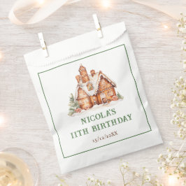 ジンジャーブレッ飾ドハウスの誕生日パーティー フェイバーバッグ
