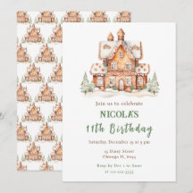 ジンジャーブレッ飾ドハウスの誕生日パーティー