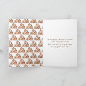 ジンジャーブレッ飾ドハウスクリスマスパーティー シーズンカード (内部)