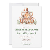 ジンジャーブレッ飾ドハウスクリスマスパーティー