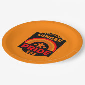 ジンジャーヘアプライド ペーパープレート (アングル)